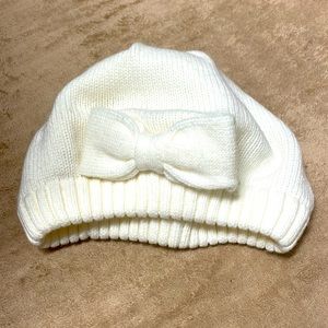 Kate spade beret with signature bow